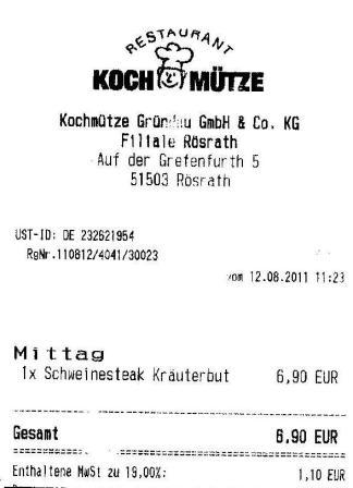 totalfit Hffner Kochmtze Restaurant